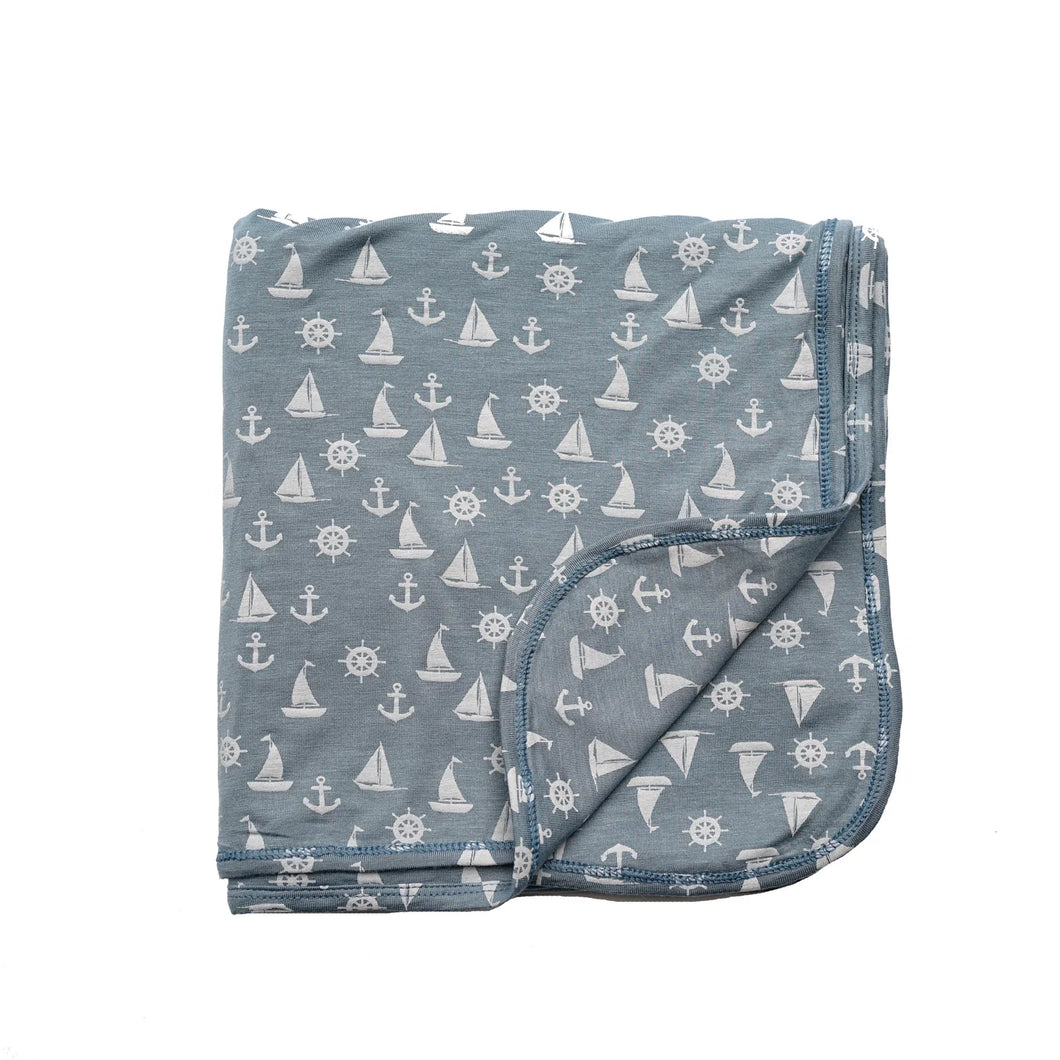 Emerson And Friends Anchors Away Swaddle Blanket