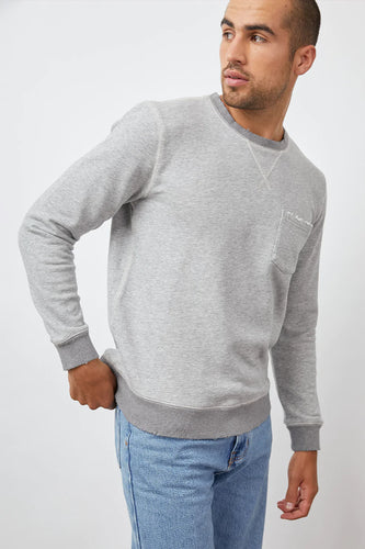 Rails Burke Sweatshirt in Heather Grey