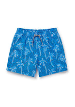 Load image into Gallery viewer, Boardies Kids Flair Palm Swim Shorts in Blue