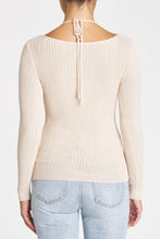 Load image into Gallery viewer, Pistola Camden Halter Two Layer Sweater in Sand Shell - FINAL SALE