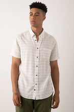 Load image into Gallery viewer, Rails Carson Shirt in Dumont Stripe Linen Steel