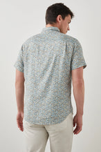 Load image into Gallery viewer, Rails Carson Shirt in Spring Blossom Teal Creamsicle - FINAL SALE