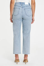 Load image into Gallery viewer, Pistola Cassie Crop Super High Straight in Rainer Distressed