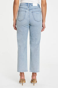 Pistola Cassie Crop Super High Straight in Rainer Distressed