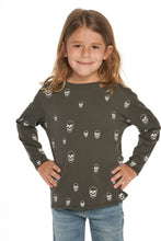 Load image into Gallery viewer, Chaser Kids Cloud Jersey Skull Toss L/S Crew - FINAL SALE