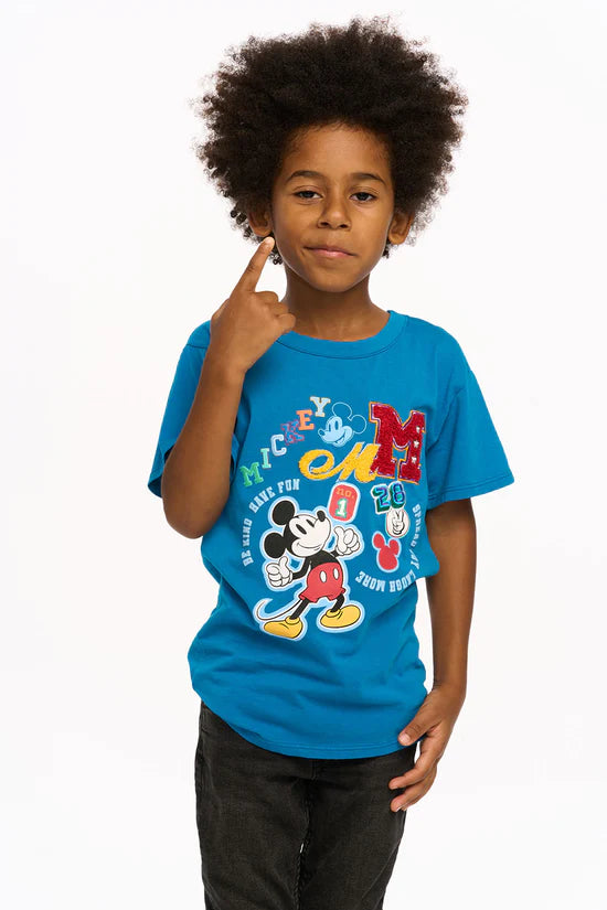 Chaser Kids Mickey Mouse Varsity Tee - FINAL SALE