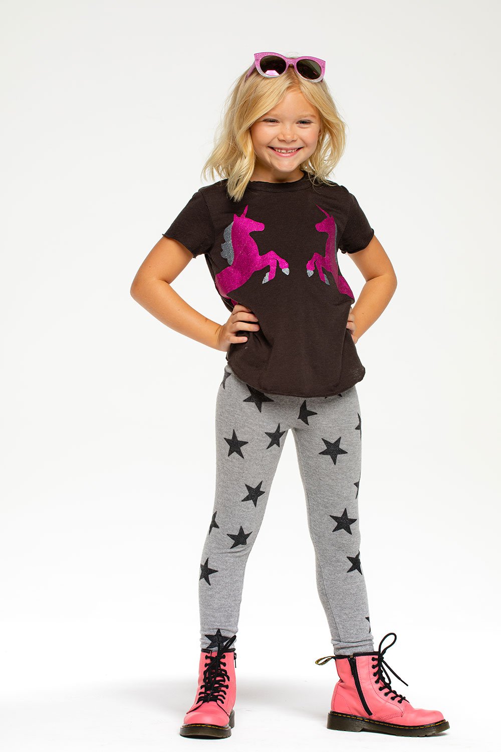 Chaser Kids Sparkle Star Leggings - FINAL SALE