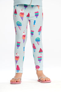 Chaser Kids Popsicle Dream Leggings in Aqua - FINAL SALE