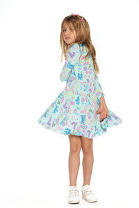 Chaser Kids Rpet Bliss Knit L/S Unicorn Fairy Dress - FINAL SALE