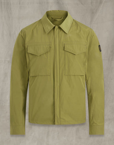 Belstaff Command Shirt in Vintage Olive - FINAL SALE