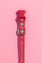 Load image into Gallery viewer, Gummi Pets Slick Collar in Red