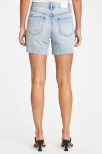 Pistola Devin High Rise Mom Cut Off in St Tropez