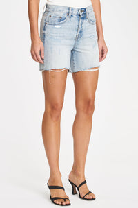 Pistola Devin High Rise Mom Cut Off in St Tropez