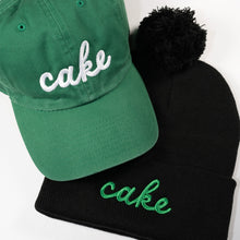 Load image into Gallery viewer, Northmade Co. Edina &quot;Cake&quot; Pom Hat in Black/Green