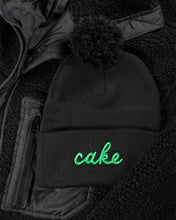 Load image into Gallery viewer, Northmade Co. Edina &quot;Cake&quot; Pom Hat in Black/Green