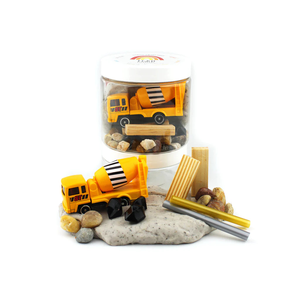 Earth Grown KidDoughs Construction Play Dough-To-Go Kit