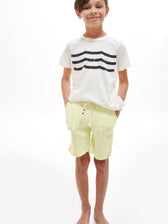 Sol Angeles Kids Essential Coastal Short in Citron - FINAL SALE
