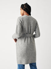 Load image into Gallery viewer, Faherty Womens Legend Sweater Coat in Heather Grey - FINAL SALE