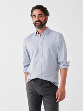 Load image into Gallery viewer, Faherty Mens Movement Shirt - Light Blue Gingham
