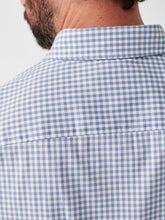 Load image into Gallery viewer, Faherty Mens Movement Shirt - Light Blue Gingham