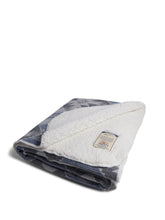Load image into Gallery viewer, Faherty Doug Good Feather Recycled High Pile Fleece Blanket in Glacier Rock