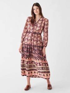 Faherty Idina Block Print Dress - FINAL SALE