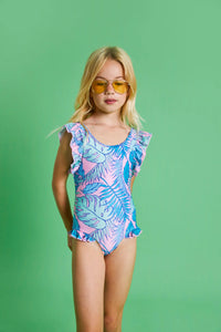 Boardies Kids Palmtopia Ruffle Swimsuit - FINAL SALE