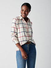 Load image into Gallery viewer, Faherty Womens Classic Stretch Flannel in Vail - FINAL SALE