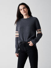 Load image into Gallery viewer, Faherty Womens Wisp Waffle Sweater in Storm Grey - FINAL SALE