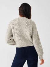 Load image into Gallery viewer, Faherty Womens Frost Cropped Cardigan in Mountain Top