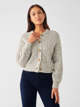 Load image into Gallery viewer, Faherty Womens Frost Cropped Cardigan in Mountain Top