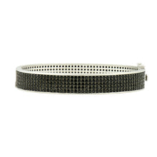 Load image into Gallery viewer, FREIDA ROTHMAN Industrial Finish Pave Hinge Bangle