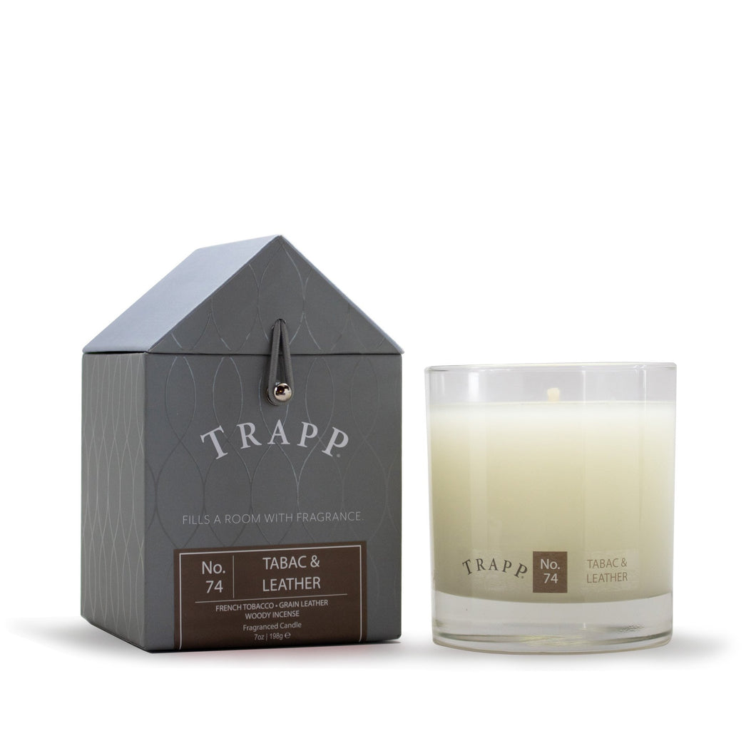 TRAPP 7oz. Poured Candle Tabac & Leather