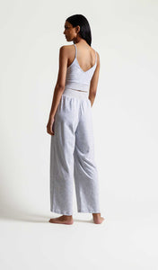 Skin Malin Crop Top in Silver Shadow - FINAL SALE