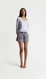 Skin Mylee Pullover in Silver Shadow - FINAL SALE