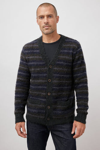 Rails Jasper Cardigan in Dawn Fog Stripe - FINAL SALE