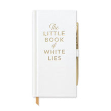 Load image into Gallery viewer, Designworks White &quot;White Lies&quot; - Bookcloth Cover w/Pen