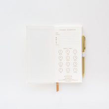 Load image into Gallery viewer, Designworks White &quot;White Lies&quot; - Bookcloth Cover w/Pen