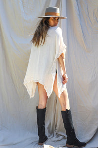 Jen's Pirate Booty Valensole Tunic in Natural Gauze - FINAL SALE