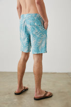 Load image into Gallery viewer, Rails Kian Swim Short in Palm Shadow Aqua