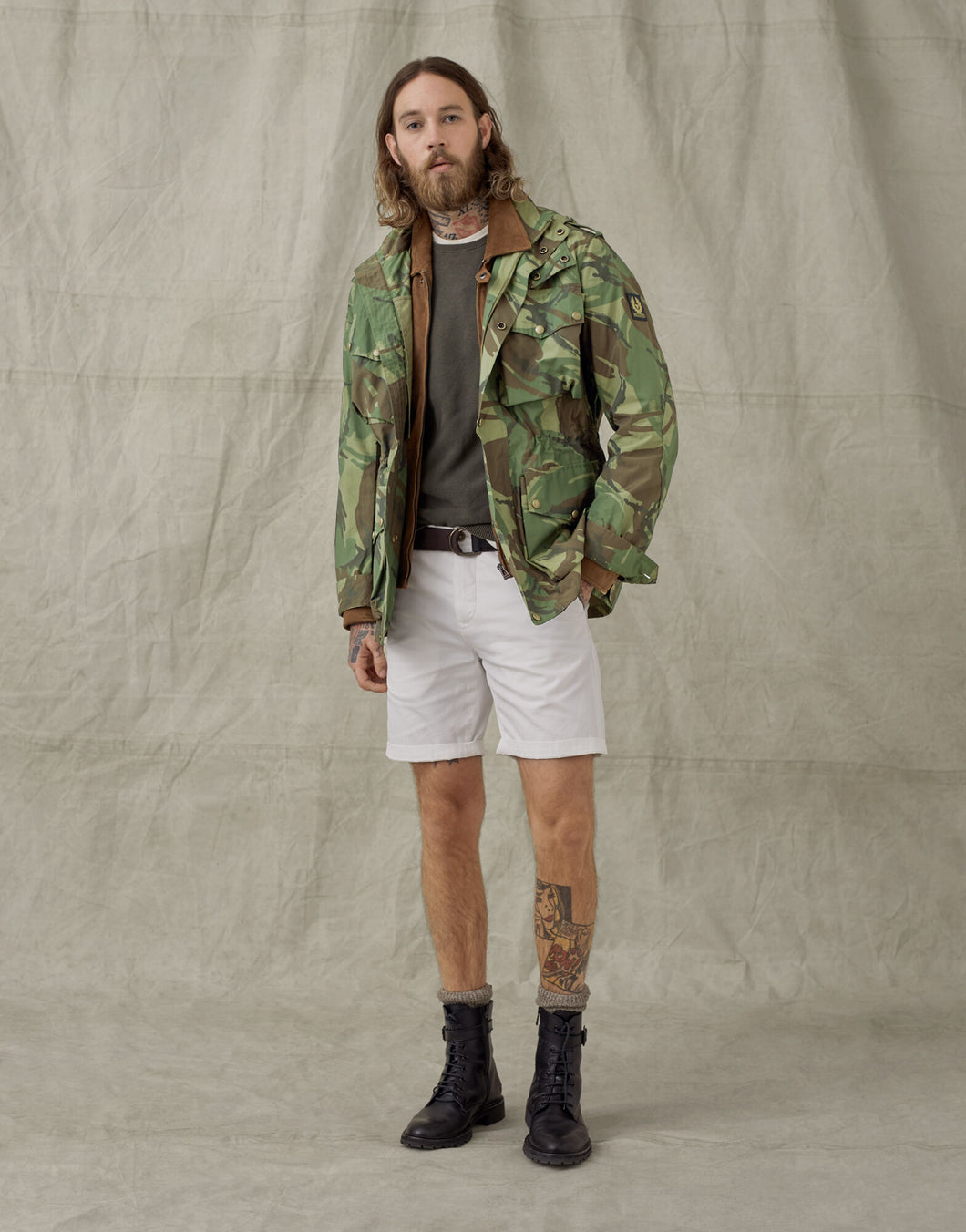 Belstaff Landing Camo Green Jacket - FINAL SALE