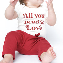Load image into Gallery viewer, Emerson Valentine&#39;s All You Need is Love Onesie