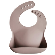 Load image into Gallery viewer, Mushie Silicone Baby Bib