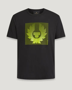 Belstaff Optic T-Shirt in Black/Neon Yellow