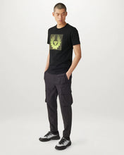 Load image into Gallery viewer, Belstaff Optic T-Shirt in Black/Neon Yellow