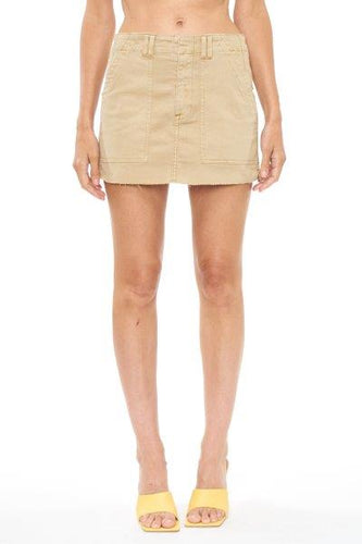 Pistola Penelope Mid Rise Utility Skirt in Canoe - FINAL SALE