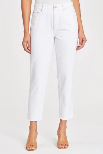 Pistola Presley High Rise Relaxed Crop in Snowstorm - FINAL SALE