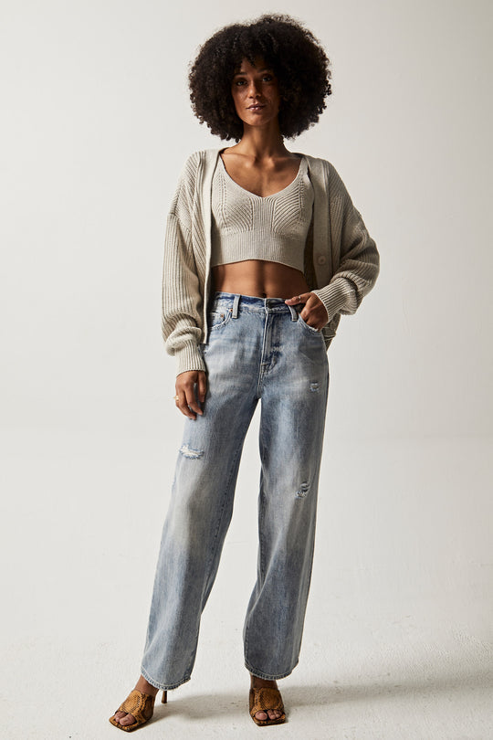Pistola Bobbie Mid-to-High Rise Wide Leg in Virginia Beach - FINAL SALE