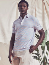 Load image into Gallery viewer, Faherty Mens Movement SS Polo - Horizontal Line Stripe - FINAL SALE