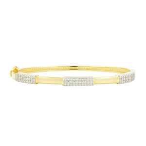 FREIDA ROTHMAN Radiance Thin Hingle Bangle